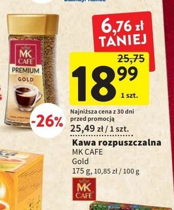 Intermarche Kawa mk cafe premium gold oferta