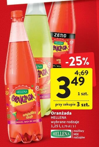 Intermarche Oranżada zielona hellena oferta