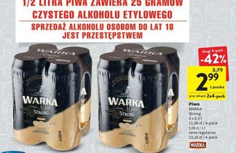 Intermarche Piwo warka strong oferta