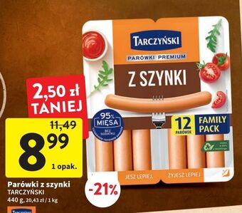 Intermarche Parówki z szynki tarczyński oferta