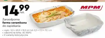 Biedronka Forma żaroodporna do zapiekania 5.5 x 23.9 13.9 cm mpm product oferta