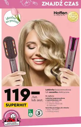 Biedronka Lokówka do włosów hoffen oferta