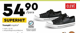 Biedronka Trampki męskie 41-45 cleve oferta