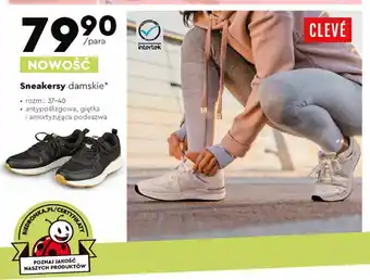 Biedronka Sneakersy damskie 37-40 cleve oferta
