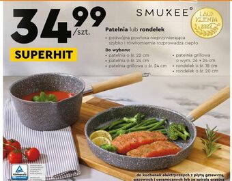 Biedronka Patelnia grillowa 26 x 24 cm smukee kitchen oferta