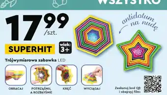 Biedronka Zabawka trójwymiarowa led oferta