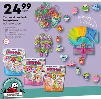 Biedronka Zestaw do robienia bransoletek rainbow loom oferta