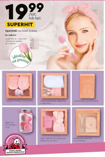Biedronka Myjka silikonowa i opaska do włosów oferta