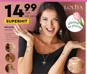Biedronka Kolczyki lolita accessories oferta