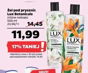 Netto Żel pod prysznic freesia & tea tree oil lux botanicals oferta