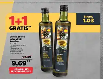 Netto Oliwa z oliwek extra virgin hiszpańska premieur oferta