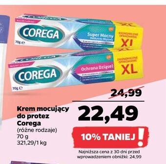 Netto Krem mocujący do protez corega ochrona dziąseł oferta