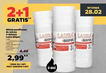 Netto Wkład parafinowy laura 3-dniowy bispol oferta