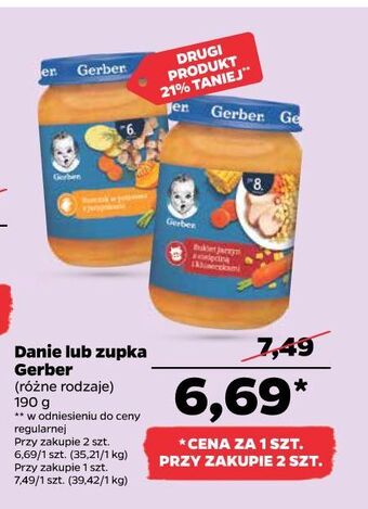 Netto Obiadek kurczak w potrawce z jarzynkami gerber oferta