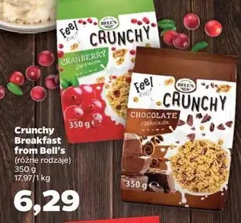 Netto Płatki crunchy z czekoladą breakfast from bell's oferta