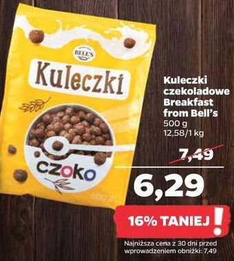 Netto Płatki kuleczki czoko breakfast from bell's oferta