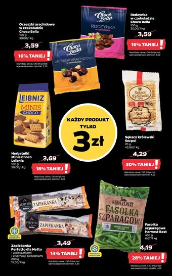 Netto Orzeszki arachidowe w czekoladzie chocobella oferta