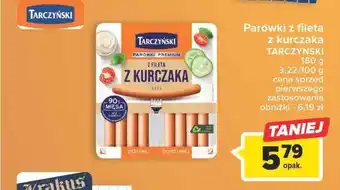 Carrefour Parówki z kurczaka tarczyński oferta