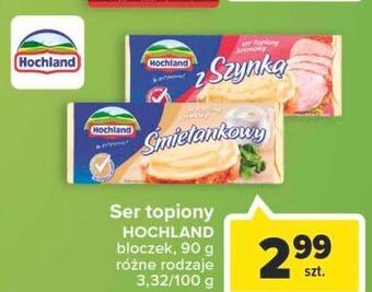 Carrefour Ser kremowy śmietankowy hochland oferta