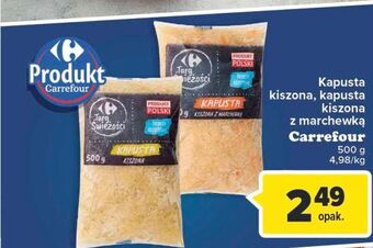 Carrefour Kapusta kiszona carrefour targ świeżości oferta