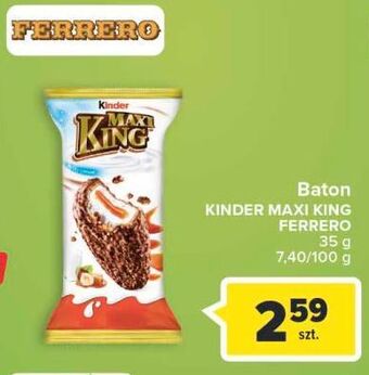 Carrefour Baton kinder maxi king oferta