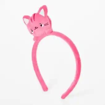 Claire's Claire's club pink cat plush headband oferta