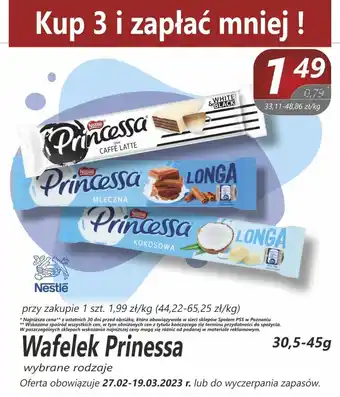 Społem Nestle Wafelek Princessa 30,5-45g oferta