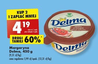 Biedronka Delma Margaryna do kanapek oferta