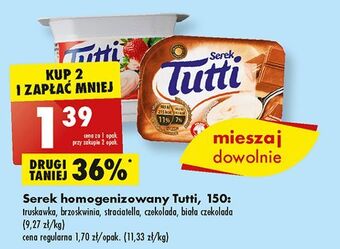 Biedronka Serek straciatella tutti oferta