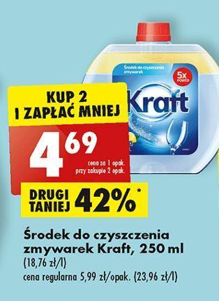 Biedronka Środek do czyszczenia zmywarek lemon kraft oferta