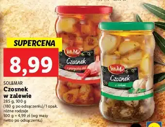 Lidl Czosnek marynowany z ziołami sol&mar oferta