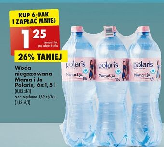 Biedronka Woda niegazowana polaris mama i ja oferta