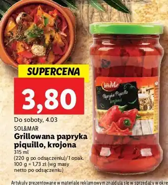 Lidl Papryka piquillo w paskach sol&mar oferta
