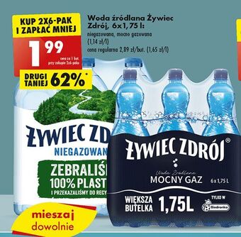 Biedronka Woda mocny gaz żywiec zdrój oferta