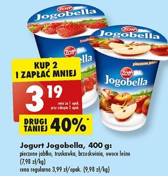 Biedronka Jogurt brzoskwinia zott jogobella oferta