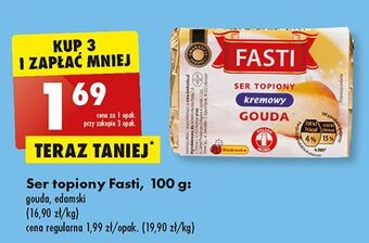 Biedronka Fasti Ser topiony gouda 100g oferta