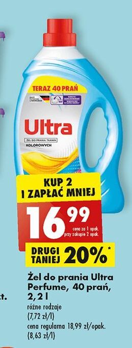 Biedronka Żel do prania koloru ultra perfume oferta