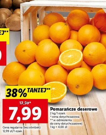 Lidl Pomarańcze deserowe oferta