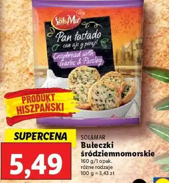 Lidl Grzanki pszenne z czosnkiem i natką pietruszki sol&mar oferta
