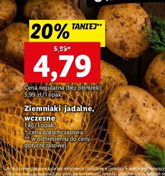 Lidl Ziemniaki jadalne oferta