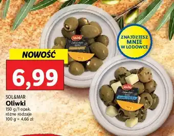 Lidl Oliwki zielone bez pestek z serem iberico sol&mar oferta