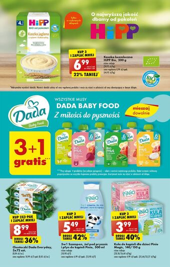 Biedronka Kaszka jaglana z ryżem i kukurydzą hipp bio oferta