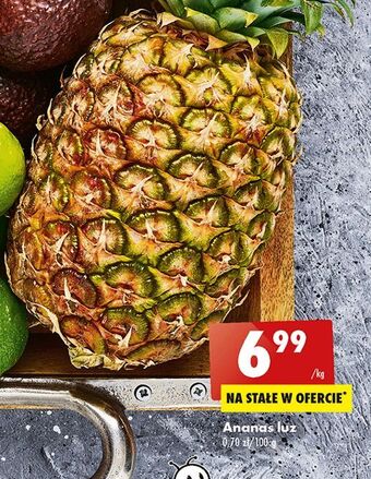 Biedronka Ananas luz 1kg oferta