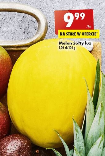 Biedronka Melon żółty luz oferta