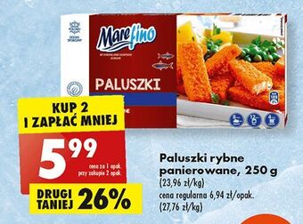Biedronka Paluszki rybne panierowane mare fino oferta