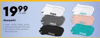 Biedronka Skarpety damskie 36/39 lonsdale oferta