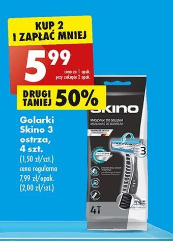 Biedronka Maszynka do golenia skino 3 oferta