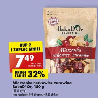 Biedronka Mieszanka nerkowiec-żurawina bakad'or oferta