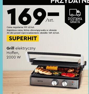 Biedronka Grill elektryczny 2000 w hoffen oferta