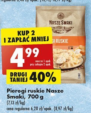 Biedronka Pierogi ruskie nasze smaki oferta